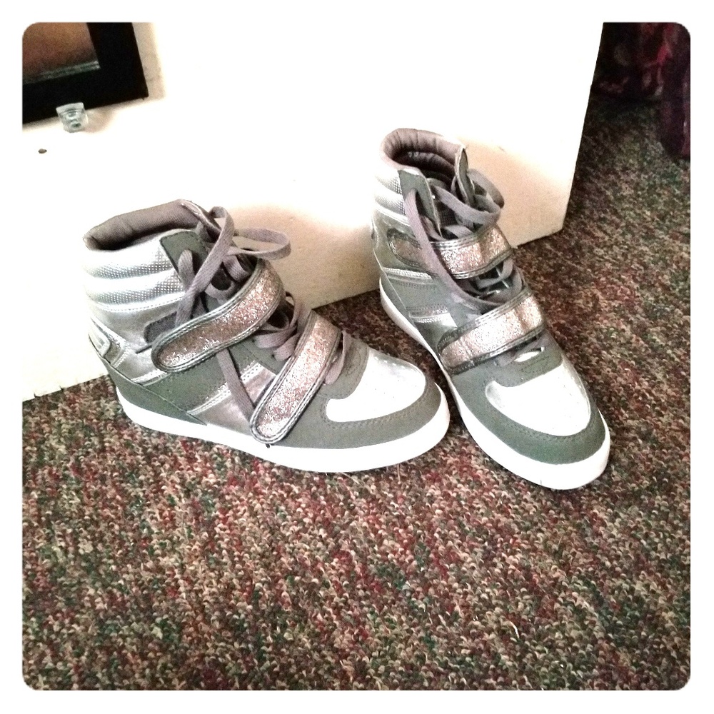 Baby phat wedge sneakers
